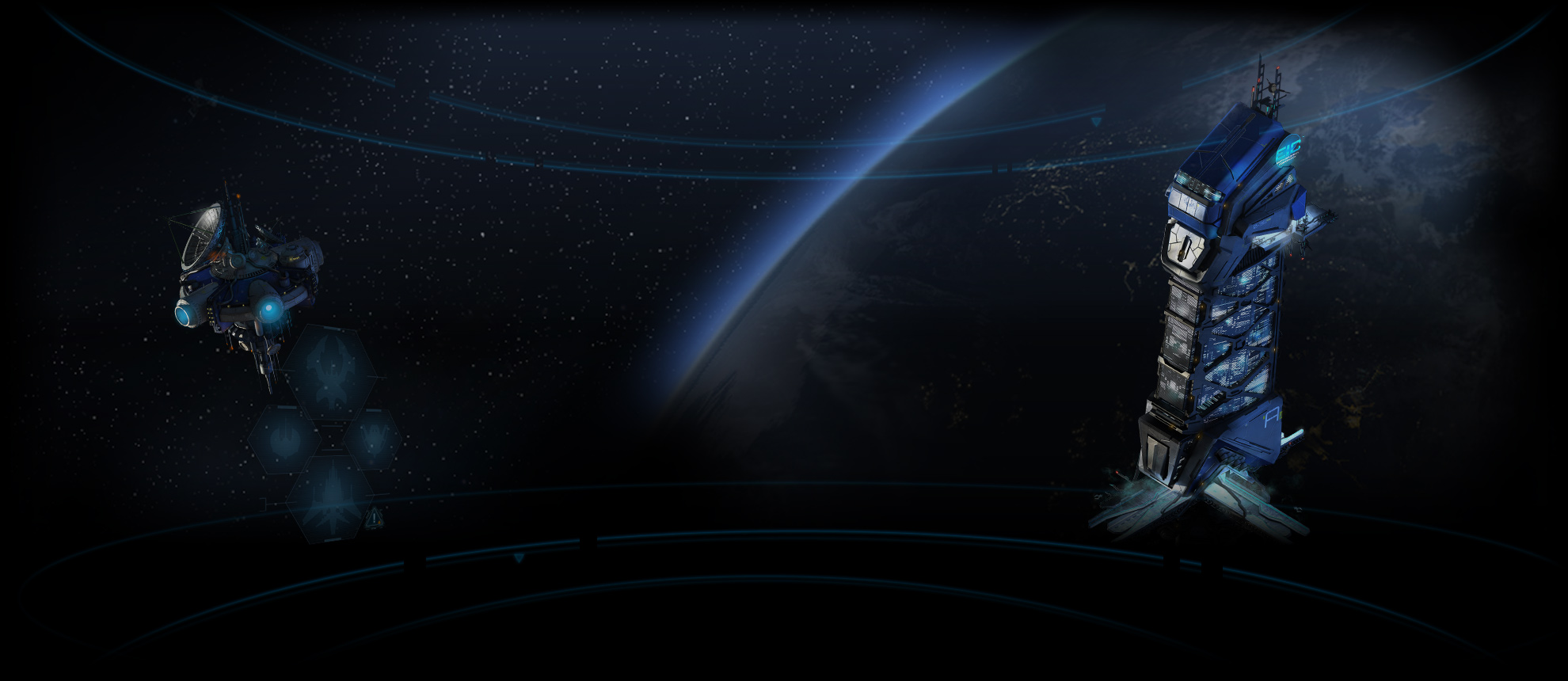 EIC station above Earth