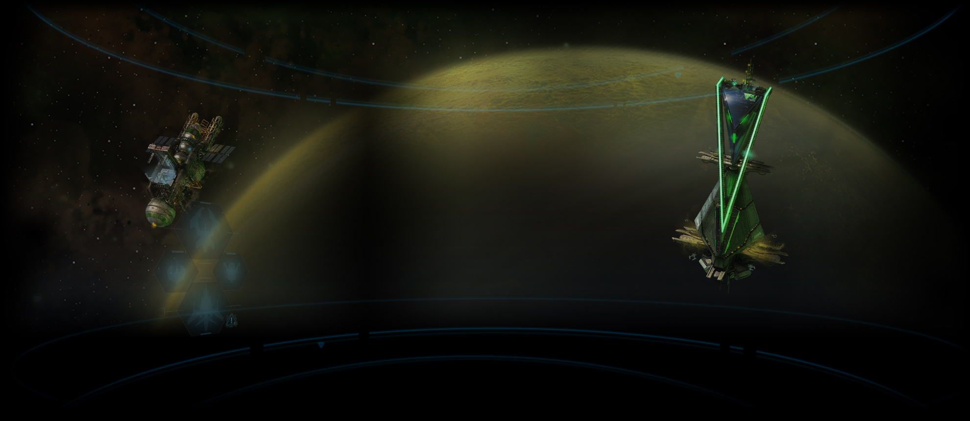 VRU station in orbit